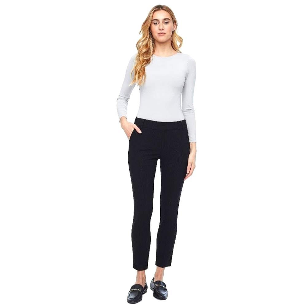 New I Love Tyler Madison Boss Cuffed Stretch Pull On Pants Sz M black